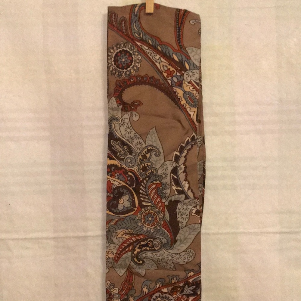 Paisley scarf.